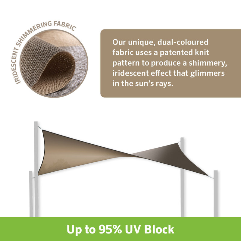 Coolaroo Dual 12' x 12' Square Shade Sail & Reviews Wayfair